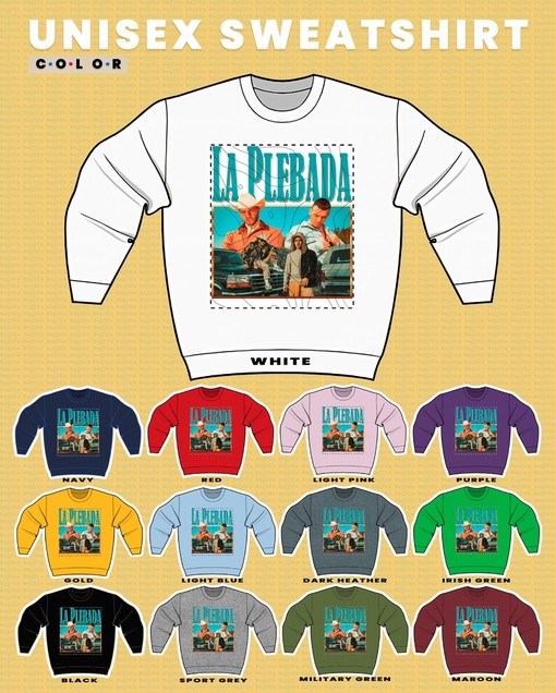 La Plebada Homage Sweatshirt - Movie Shirts for Men - Image 3