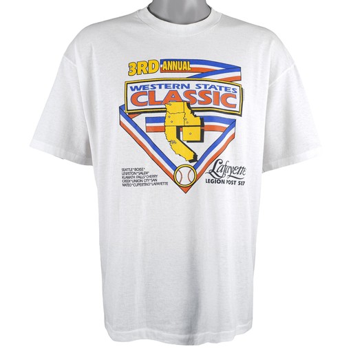 Lafayette 3rd Annual Western States Classic T-Shirt, 1990s Vintage NCAA Shirt - Unisex Sport Sweatshirt Hoodie Gift