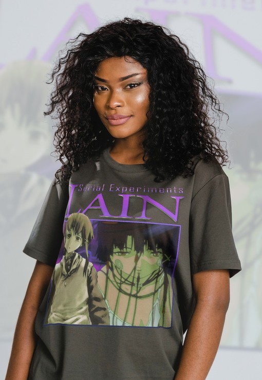 Lain Homage Tshirt - Anime 90s Serial Experiments Lain Shirt
