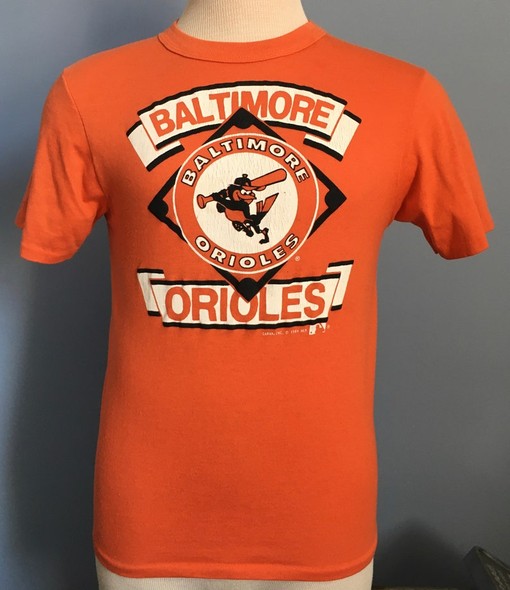 Large 80S Vintage Baltimore Orioles 1989 MLB Baseball T-Shirt with NCAA Shirts Women - Image 2