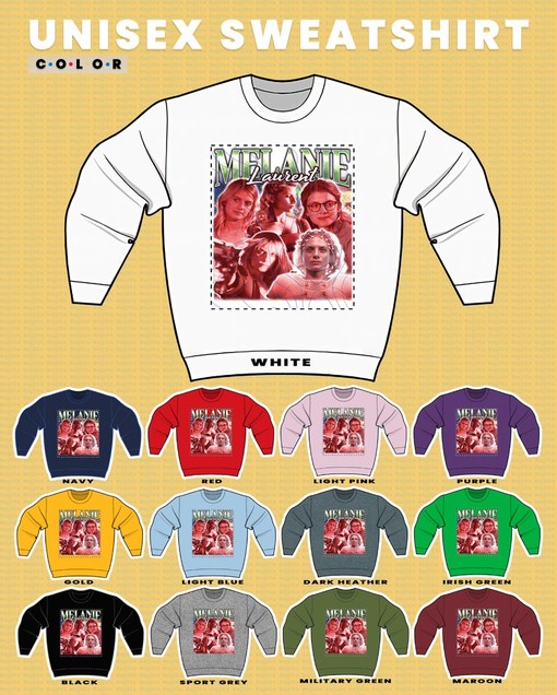 Laurent Inglorious Basterds Sweatshirt, Shosanna Dreyfus Fans T-shirt, Retro 90s Actress Sweater, French Movie Tee - Image 3