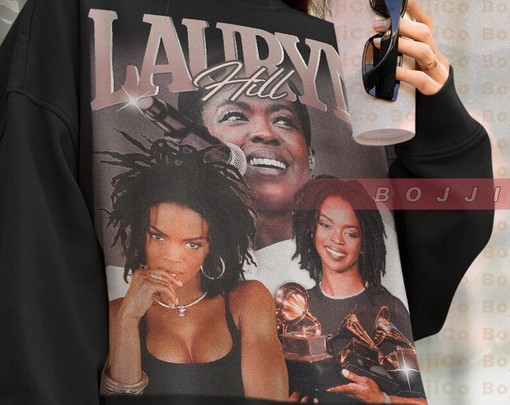 Lauryn Hill Homage Sweater, Retro 90s R&B Singer Sweatshirt, Hip-Hop Fan Tees for Women, Lauryn Noelle Hill Gift - Image 4