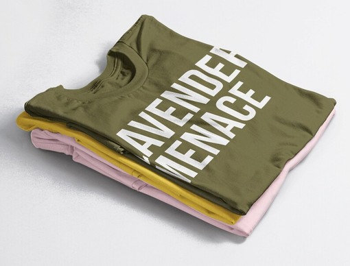 Lavender Menace Vintage Tribute Tee - Lesbian Pride Shirt - Image 4
