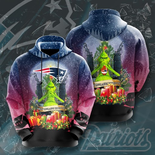 Lead Your Team with Custom Sport All Over Print Hoodie 3D for New England Patriots Fans with Eye-Catching Details