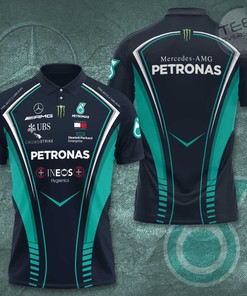 Lead with the Power of the Mercedes AMG Petronas F1 Team with 3D All Over Print Hoodie , Polo