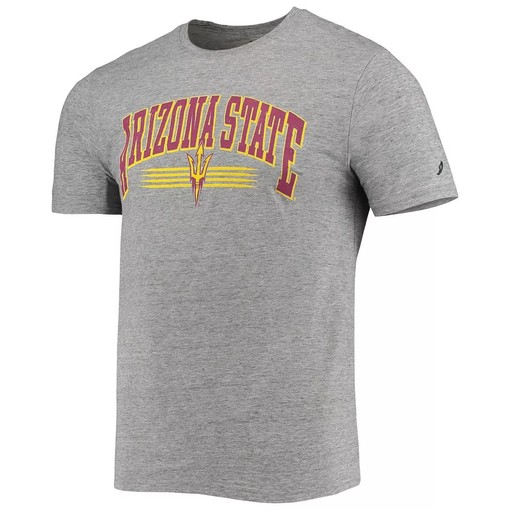 League Collegiate Wear Arizona State Sun Devils Upperclassman Reclaim Jersey T-Shirt - Image 2
