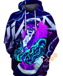 League Of Legends K/da Akali 3D Hoodie - Women's All Over Print Hoodies