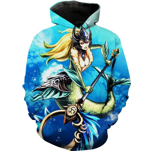 League of Legends Fans Nami Hoodie All Over Print 3D with Personalized Name