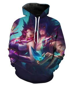 League of Legends Xiyah and Rakan Cute All Over Print 3D Hoodie