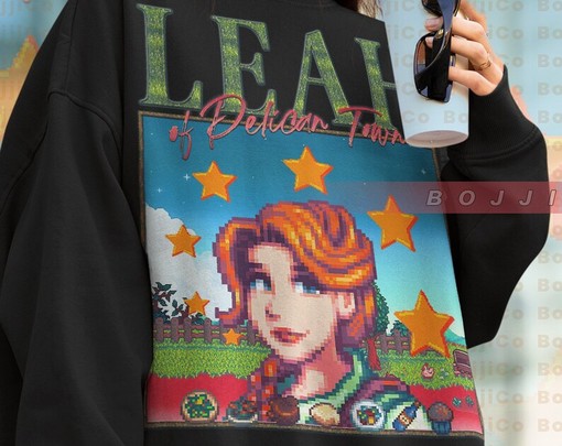Leah Sweatshirt - STARDW VALLY Fan Gift Featuring Food Spirit, Farming Harvst Moon Rpg Video Game - Image 4