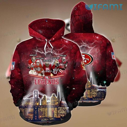 Legends All Over Print 3D Hoodie - Perfect for San Francisco 49ers Fans
