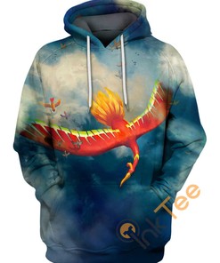 Legends Of The Sky All Over Print 3D Hoodie with Custom Name