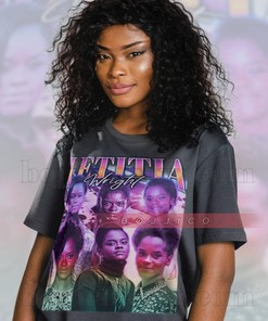 Letitia Wright Retro Sweater - Vintage Movie Shirts for Women - Black Panther Fans Gifts