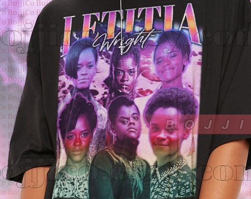 Letitia Wright Retro Sweater - Vintage Movie Shirts for Women - Black Panther Fans Gifts - Image 2