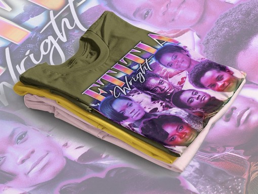 Letitia Wright Retro Sweater - Vintage Movie Shirts for Women - Black Panther Fans Gifts - Image 4