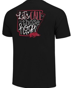 Let's Call Those Hogs Short Sleeve T-Shirt for NCAA Fans