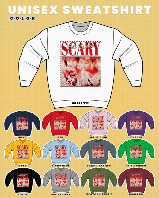 Let's Watch Scary Movie SCREAM Retro Sweatshirt with Drew Barrymore - Image 3