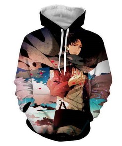 Levi Ackerman Jojo's Bizarre Adventure 3D Hoodie All Over Custom Print