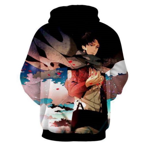 Levi Ackerman Jojo's Bizarre Adventure 3D Hoodie All Over Custom Print - Image 2