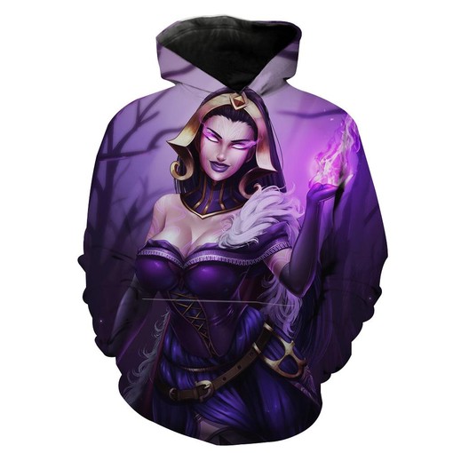 Liliana Magic All Over Print 3D Hoodie with Impressive Artwork