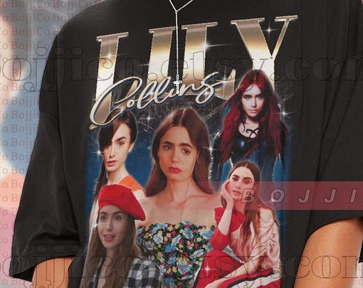 Lily Collins Inheritance Movie Shirt, Rosie Dunne Fan Tees, The Mortal Instruments Vintage Tee - Image 2