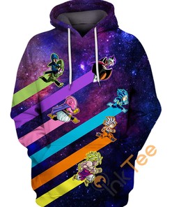 Lines Colors Of Dragon Ball Hoodie - 3D All Over Print Graphic Design
