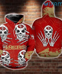 Lion and Skull Design Halloween All-Over Print 3D Zipper Hoodie