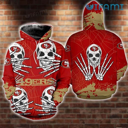 Lion and Skull Design Halloween All-Over Print 3D Zipper Hoodie