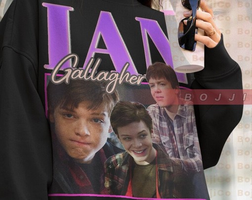 Lip Gallagher Vintage Sweatshirt, Homage Sweater for Shameless Fans - Movie Character Shirts - Image 4