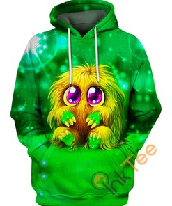 Little Kuriboh Men's All Over Print 3D Hoodie with Eye-Catching Graphics