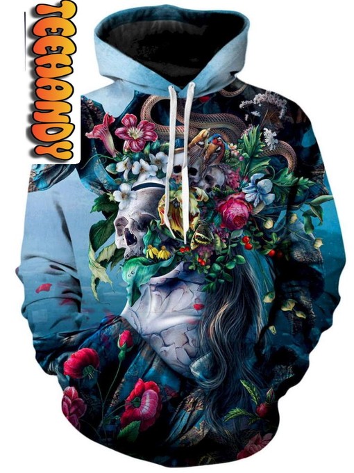 Live and Die Unisex Inspirational All Over Print 3D Hoodie