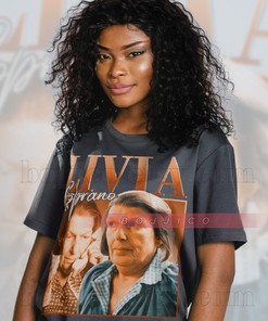 Livia Soprano Tee, The Sopranos Homage Shirt, New Jersey Mafia Fan Tees, Nancy Marchand Vintage Tshirt