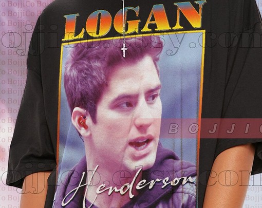 Logan Mitchell Homage Vintage Movie Shirt, Big Time Rush Forever Tour Tee for Men, BTR - Image 2