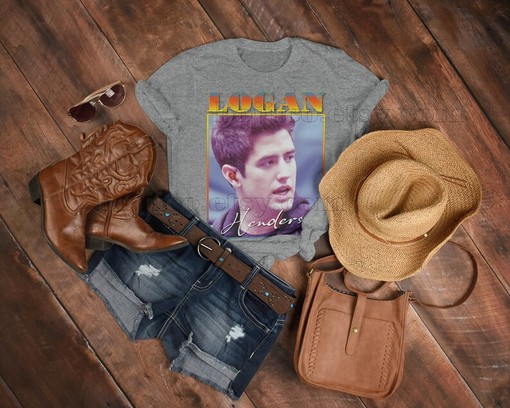 Logan Mitchell Homage Vintage Movie Shirt, Big Time Rush Forever Tour Tee for Men, BTR - Image 3