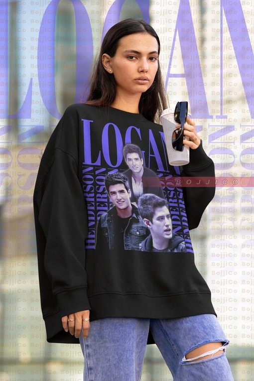 Logan Mitchell Homage Vintage Movie Sweatshirt for Men, Big Time Rush Forever Tour Sweater, BTR