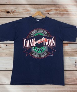 Logo 7 MLB Atlanta Braves Crewneck T-Shirt, MLB Atlanta Braves Champions Shirts, Sweatshirt, Hoodie - Vintage Style 1993