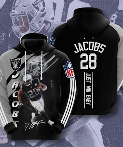 Logo Las Vegas Raiders All Over Print 3D Hoodie
