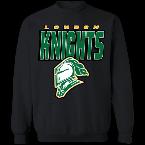 London Knights Vintage OHL Hockey Long Sleeve Tee - Unisex Apparel - Image 2