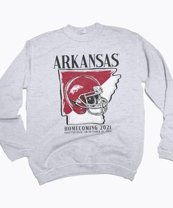 Long Sleeve T-Shirt for NCAA Fans: Arkansas Razorbacks The Dish