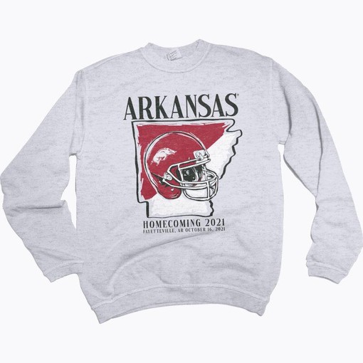Long Sleeve T-Shirt for NCAA Fans: Arkansas Razorbacks The Dish
