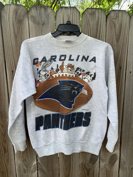 Looney Tunes Carolina Panthers 1993 Vintage Sweatshirt and Hoodie Ideal for NCAA Fans