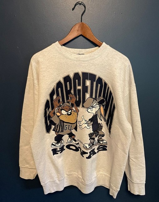 Looney Tunes Georgetown Hoyas Crewneck Sweatshirt - NCAA Shirts for Men and Women