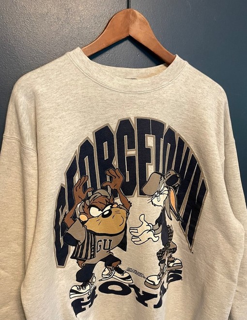 Looney Tunes Georgetown Hoyas Crewneck Sweatshirt - NCAA Shirts for Men and Women - Image 2
