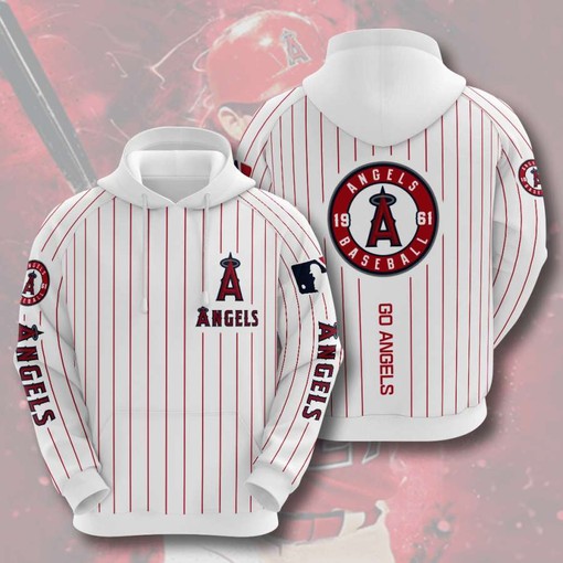 Los Angeles Angels Unisex All Over Print 3D Hoodie with Custom Design: Perfect for Any Fan