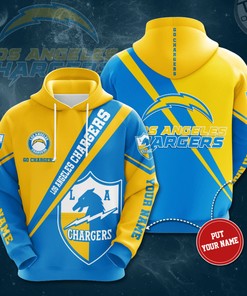 Los Angeles Chargers All Over Print 3D Hoodie for Men
