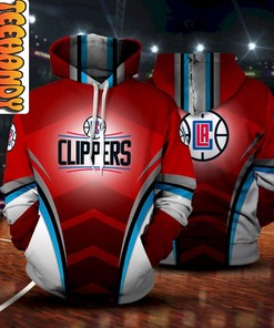 Los Angeles Clippers Premium 3D Hoodie with Team Logo and Design
