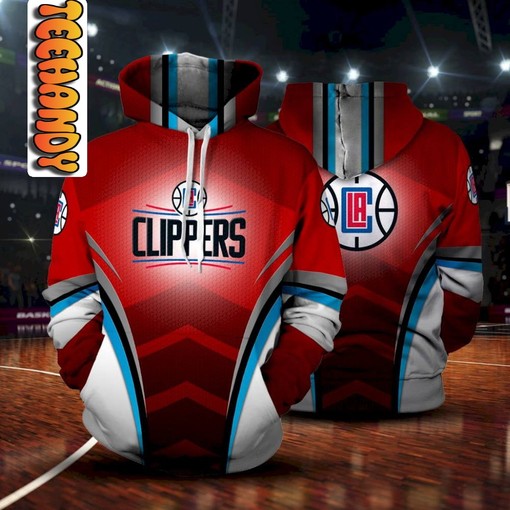 Los Angeles Clippers Premium 3D Hoodie with Team Logo and Design