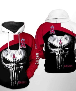 Los Angeles Dodgers 3D All-Over Print Skull on Fire Hoodie for Men