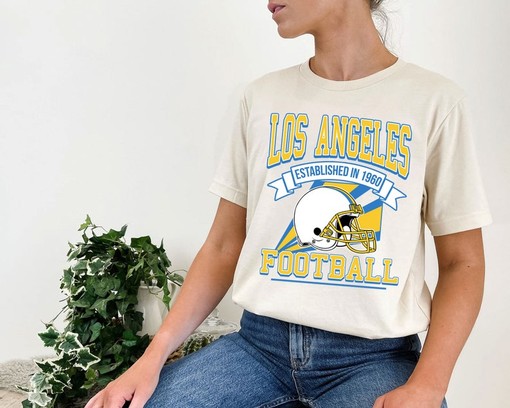 Los Angeles Football Team Sweatshirt, Retro NFL Football Shirt for Los Angeles Fans, NCAA Shirts - Image 4