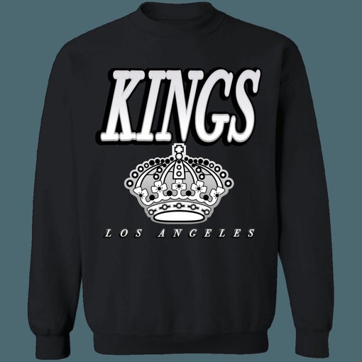Los Angeles Kings 1960's Vintage NHL Graphic Sweatshirt Hoodie - Retro Style Fan Gear